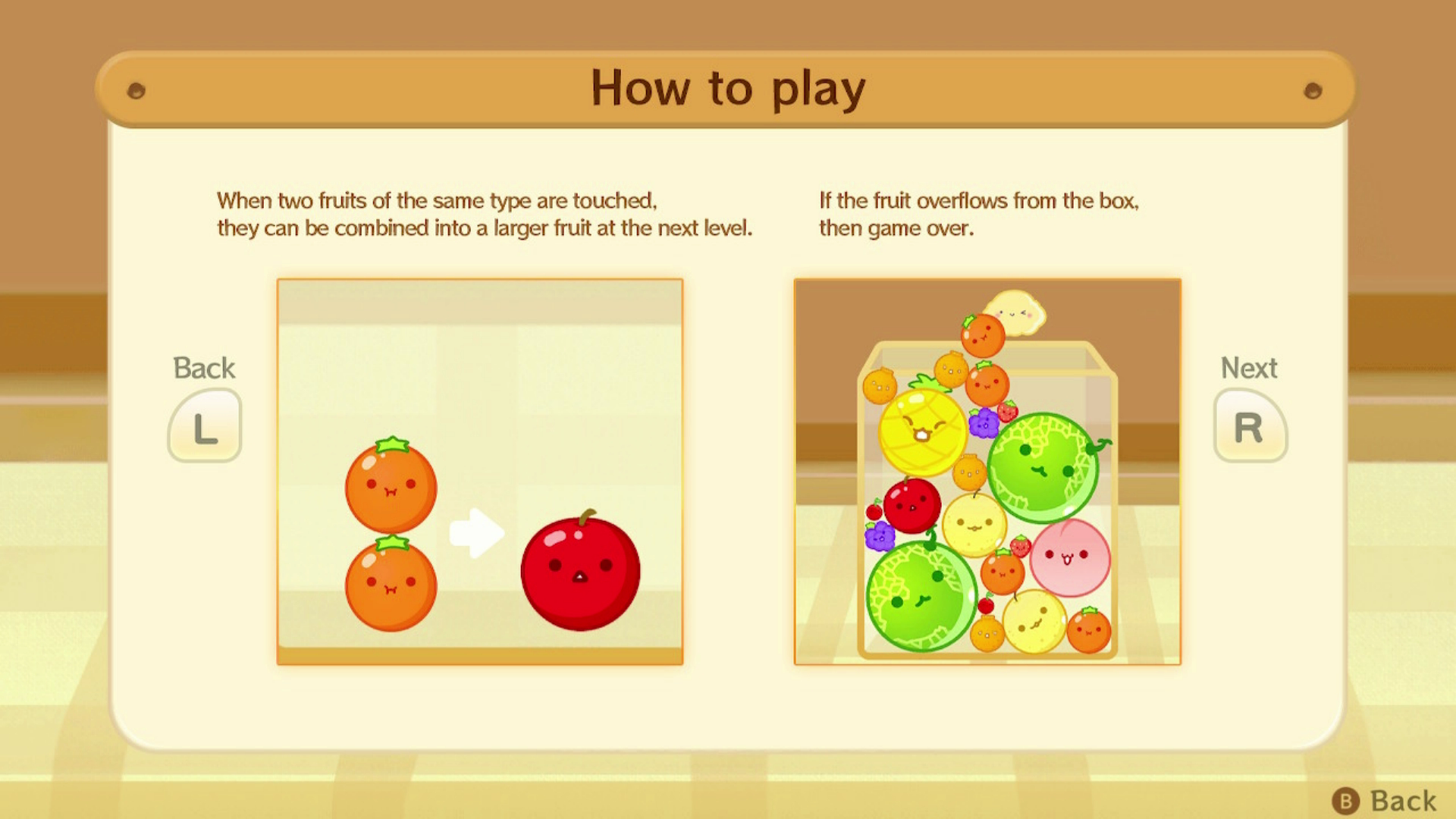 Suika Game Frucht-Evolutionsreihenfolge mit Emojis